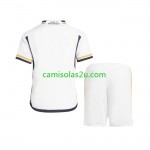 Camisolas de futebol Real Madrid Criança Equipamento Principal 2023/24 Manga Curta